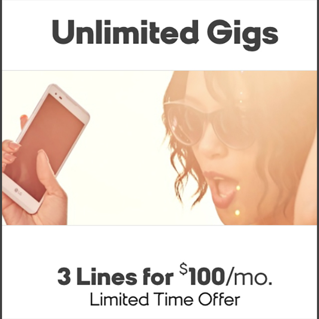 Related Posts Promotional Rate Plan: One line is $50, 2 lines are $80, 3 lines are $90, and 4 lines are $, with each line receiving unlimited data at up to LTE speeds on handset. If new line deactivates, all lines on account lose promotional price.